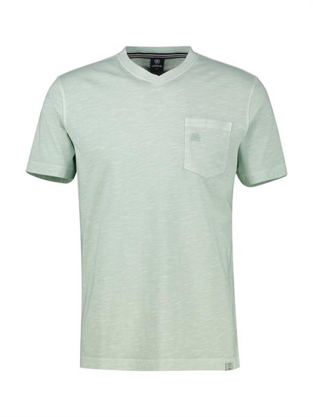 V-NECK bay green
