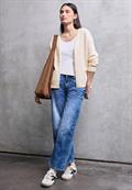 V-Neck Cardigan soft beige