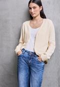 V-Neck Cardigan soft beige