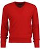 V-Neck Pullover aus Extra Fine Lambswool bright red