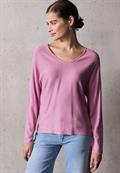 V-Neck Pullover intense rose mel.