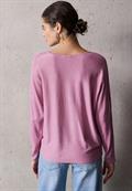 V-Neck Pullover intense rose mel.