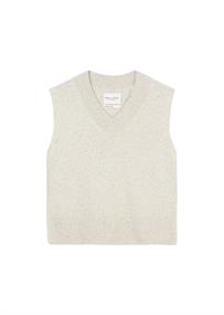 V-Neck-Pullunder chalky stone melange