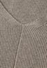V-Neck Strickpullover toffee cream melange