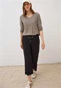 V-Neck Strickpullover toffee cream melange