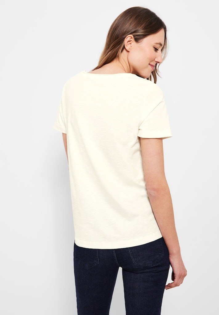 Cecil Damen T-Shirt marina blue bequem online kaufen bei