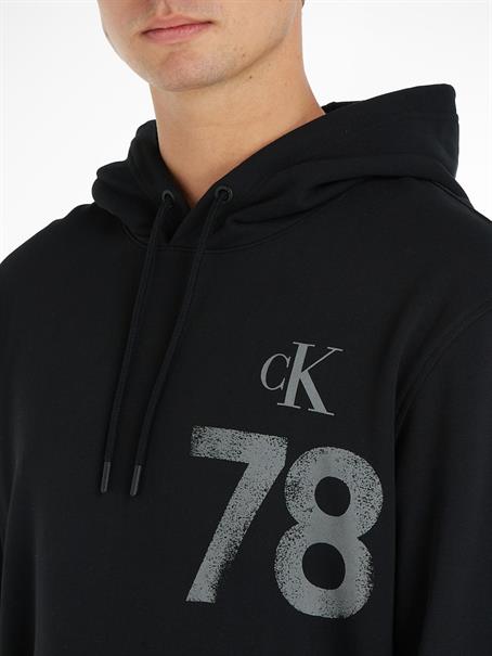 VARSITY 1978 HOODY ck black