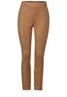Velours-Hose mit High Waist natural camel