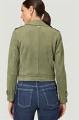 Velourslederjacke pale khaki