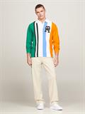 VERTICAL STRIPE AF RUGBY POLO white- multi