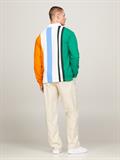 VERTICAL STRIPE AF RUGBY POLO white- multi