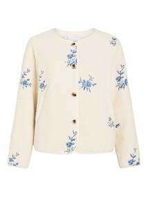 VIADA EMBROIDERY TEDDY JACKET OTW birch