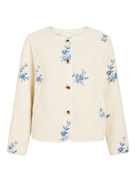 VIADA EMBROIDERY TEDDY JACKET OTW birch