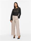 VIALDEIA O-NECK L/S TOP black beauty