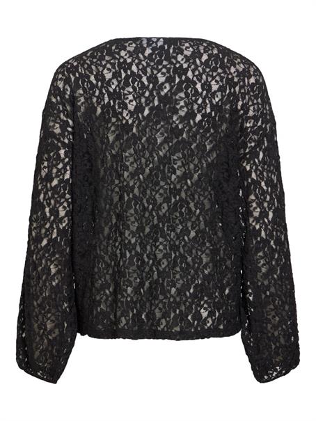 VIALDEIA O-NECK L/S TOP black beauty