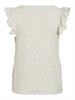 VIAMALINA V-NECK C/S TOP/PB birch