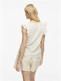 VIAMALINA V-NECK C/S TOP/PB birch