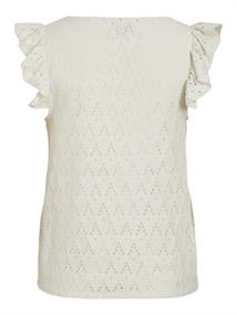 VIAMALINA V-NECK C/S TOP/PB birch