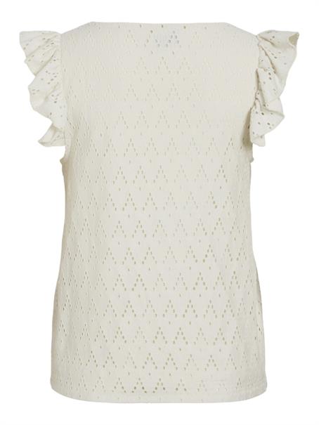 VIAMALINA V-NECK C/S TOP/PB birch