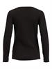 VIBALU L/S RIB TOP black