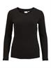 VIBALU L/S RIB TOP black