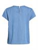 VIBISTA C/S O-NECK TOP - NOOS medium blue denim