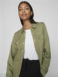 VIBISTA DENIM SHIRT-NOOS dunkelgrün2