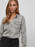 VIBISTA DENIM SHIRT-NOOS light grey denim