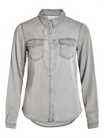 VIBISTA DENIM SHIRT-NOOS light grey denim