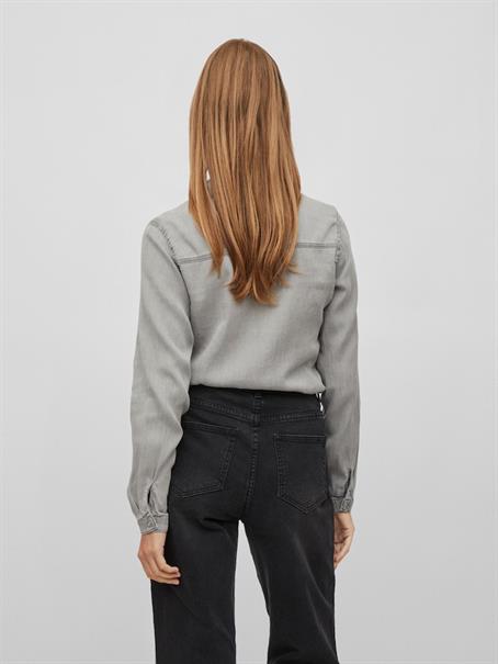 VIBISTA DENIM SHIRT-NOOS light grey denim