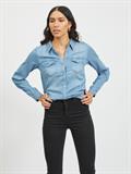 VIBISTA DENIM SHIRT-NOOS medium blue denim