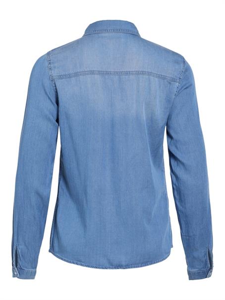 VIBISTA DENIM SHIRT-NOOS medium blue denim