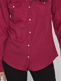 VIBISTA DENIM SHIRT/SU-NOOS cerise