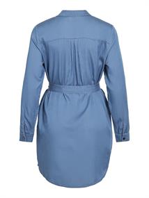 VIBISTA L/S SHIRT DRESS medium blue denim