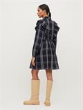 VIBOBBY L/S FLOUNCE DRESS /RX navy blazer