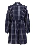 VIBOBBY L/S FLOUNCE DRESS /RX navy blazer