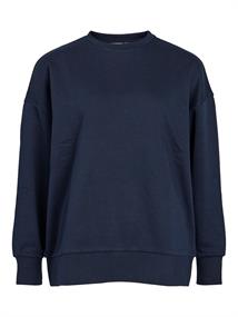 VIBORY O-NECK L/S TOP/PB navy blazer