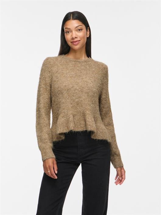 vibows-l-s-flounce-knit-pullover-dark-natural-melange