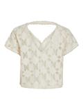 VICALVINA V-NECK S/S TOP/DC/LS birch