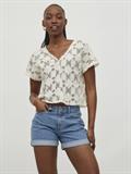 VICALVINA V-NECK S/S TOP/DC/LS birch