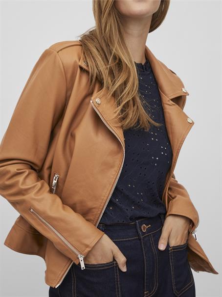 VICARA COATED JACKET - NOOS toasted coconut