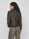 VICARA WASHED COATED JACKET black