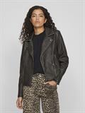 VICARA WASHED COATED JACKET black