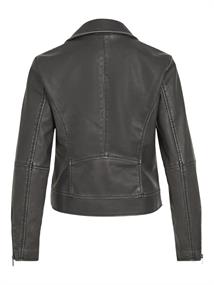 VICARA WASHED COATED JACKET black
