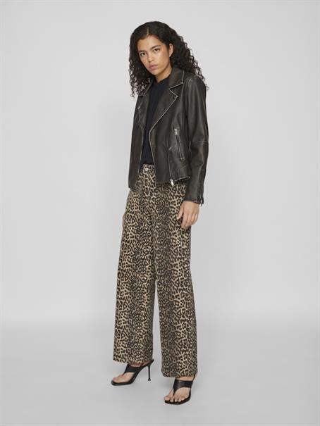 VICARA WASHED COATED JACKET black