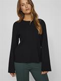 VICASSIE O-NECK L/S KNIT TOP - NOOS black beauty