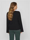 VICASSIE O-NECK L/S KNIT TOP - NOOS black beauty