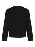 VICASSIE O-NECK L/S KNIT TOP - NOOS black beauty
