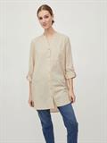 VICHELLIE L/S V-NECK TUNIC cement