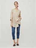 VICHELLIE L/S V-NECK TUNIC cement